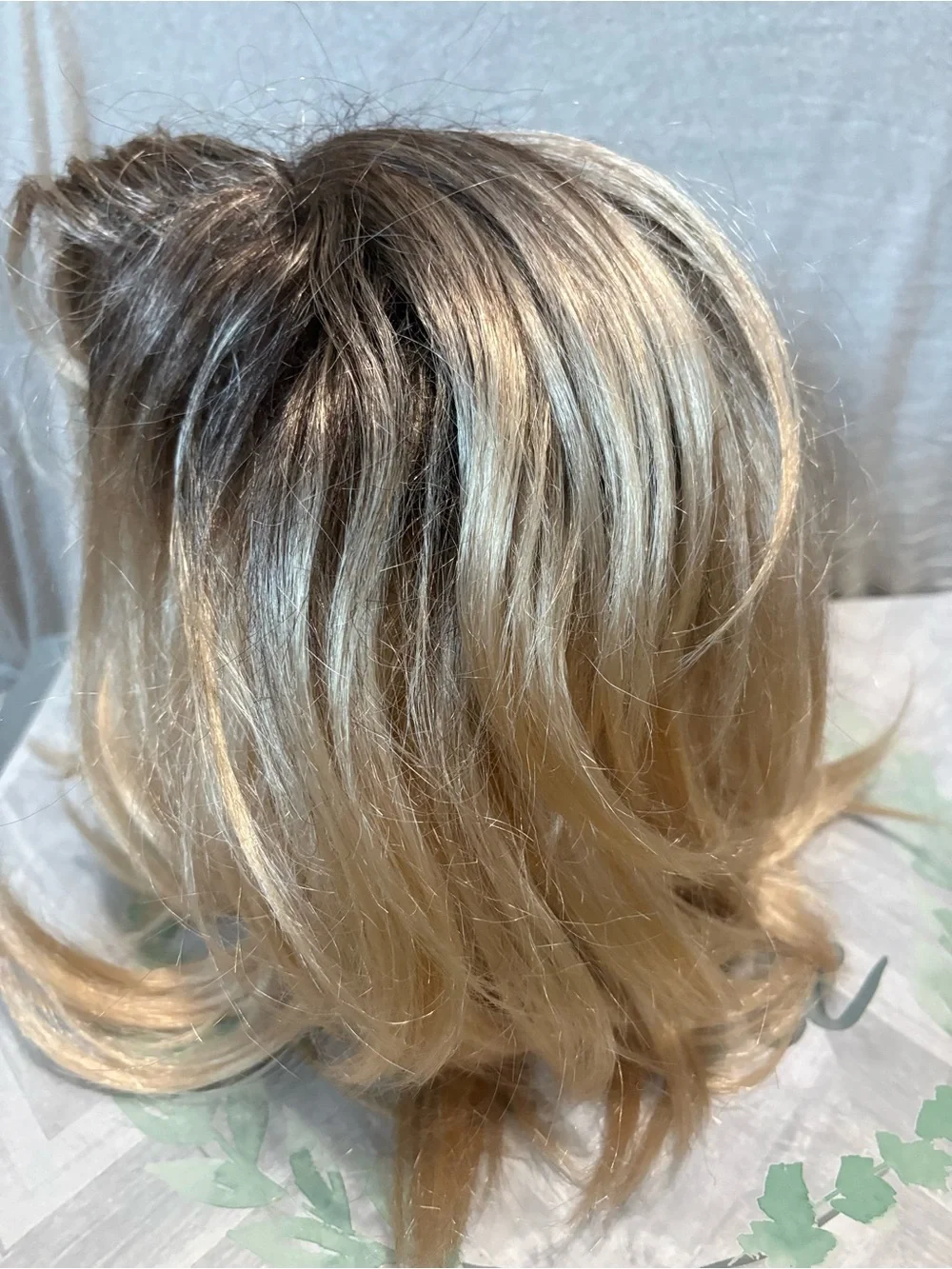 Blonde Layered Women’s Hair Topper - Stylish Rooted Blonde